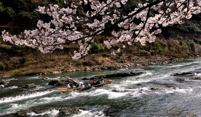 Kyoto Kameoka Hozugawa River Boat Ride Ticket (Join-in / Private Charter Boat Ride)