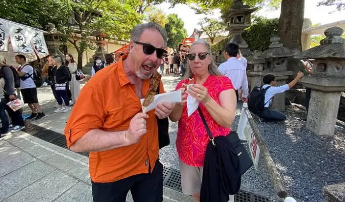 Kyoto Private Walking Tour & Samurai Lesson and Show with Licensed Guide