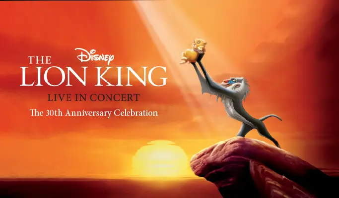 Lion King 30th Anniversary Live Concert Ticket (Nov 30)