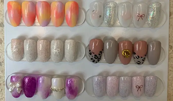 Gel Nail Art and Pedicure at Lira Beauty in Myeongdong