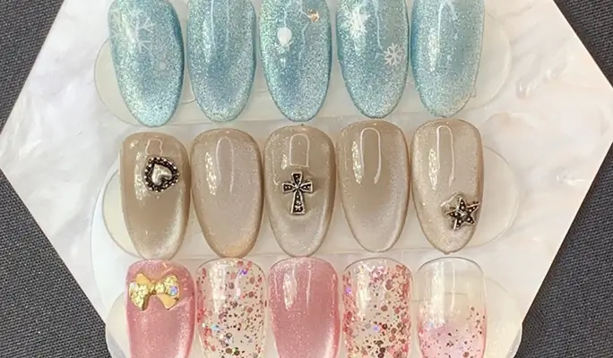 Gel Nail Art and Pedicure at Lira Beauty in Myeongdong