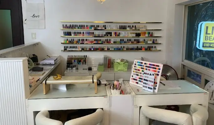 Gel Nail Art and Pedicure at Lira Beauty in Myeongdong