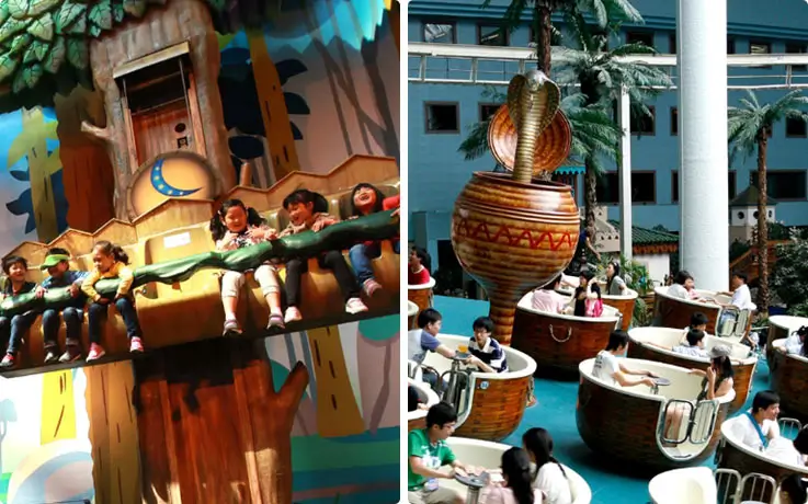 Lotte world family rides 2