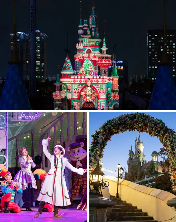 Lotte World in the winter