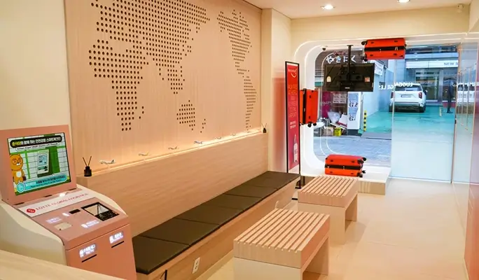 Easy Drop: Luggage Check-in Service in Myeongdong/ Hongdae/ Gangnam COEX (Airport Delivery)