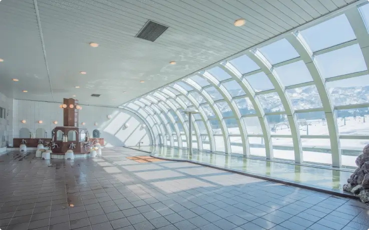 Hot spring discount ticket included with Maiko Snow Resort ski package