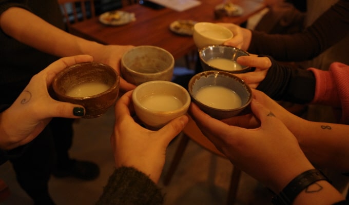 Korean Rice Wine (Makgeolli) Tasting Experience in Busan