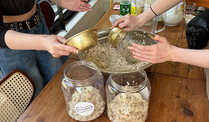 Korean Rice Wine (Makgeolli) Making Experience in Busan