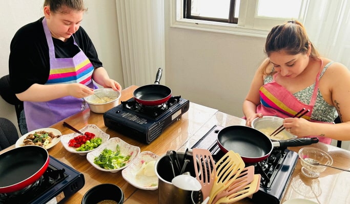Korean Cooking Class with Local Market Visit near Hongdae/Mangwon