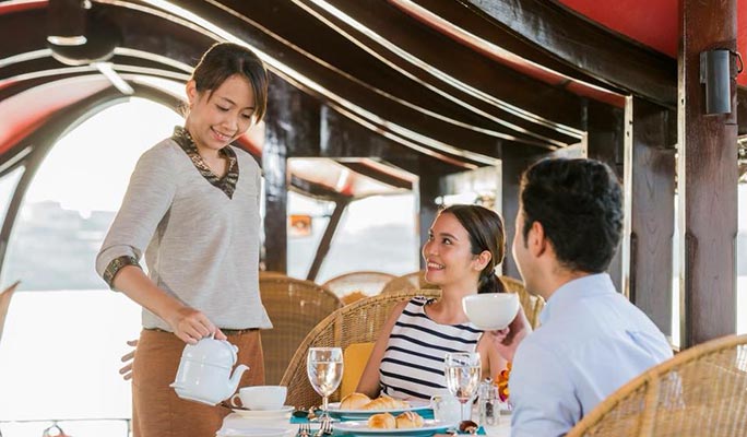 Manohra Dawn Voyage Breakfast Cruise by Anantara in Bangkok - Course Meal