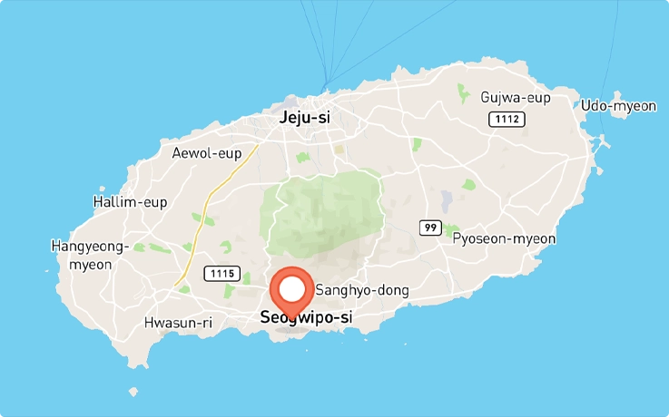 Location of Perfume Museum in Jeju Island