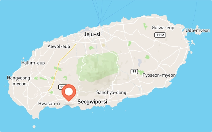 Location of Shangri La Yacht in Jeju Island