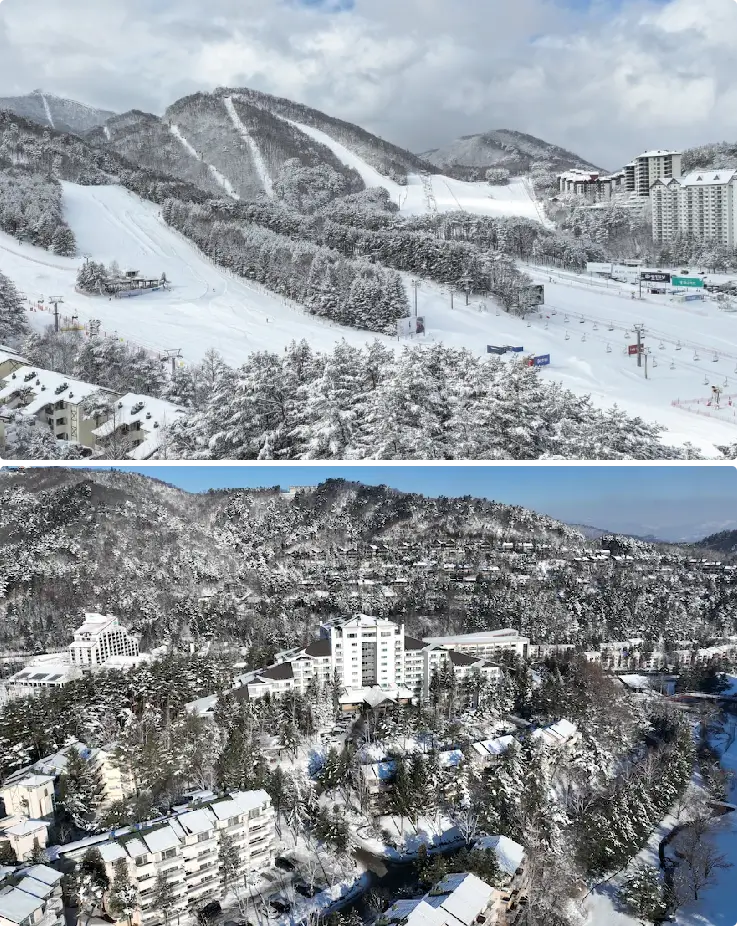Tower Condominium in MONA YongPyong in the winter