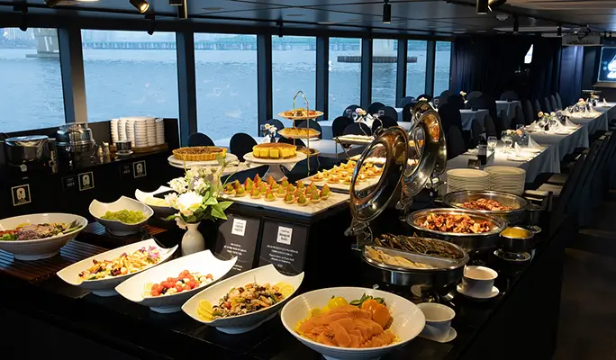 Hangang River E-land Ferry Moonlight Dinner Cruise - from Yeouido