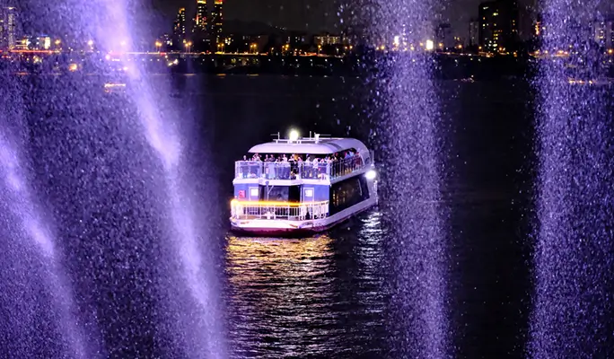 Hangang River E-land Ferry Moonlight Dinner Cruise - from Yeouido