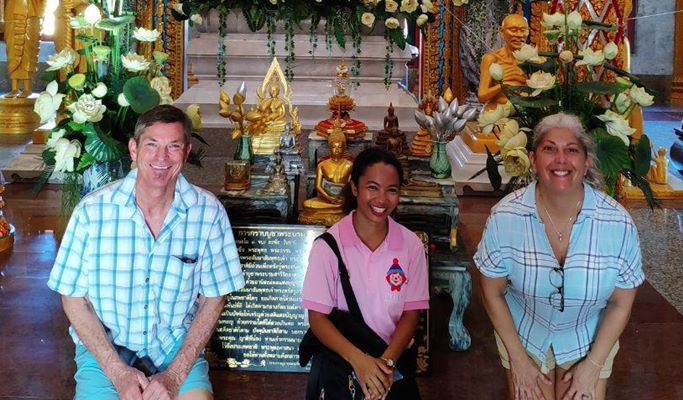 Private Morning Ceremony in Wat Chalong, Phuket