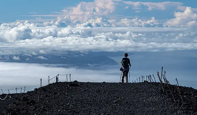 Mt. Fuji Summit Hiking 2D1N Tour from Tokyo (Fujinomiya Trail 5th to 8th Station)