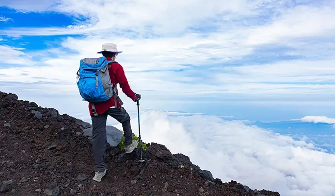 Mt. Fuji Summit Hiking 2D1N Tour from Tokyo (Fujinomiya Trail 5th to 8th Station)
