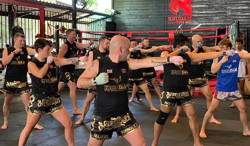 Muay Thai Training Class in Bangkok at Krudam Gym (Join-in/ Private) - view 1