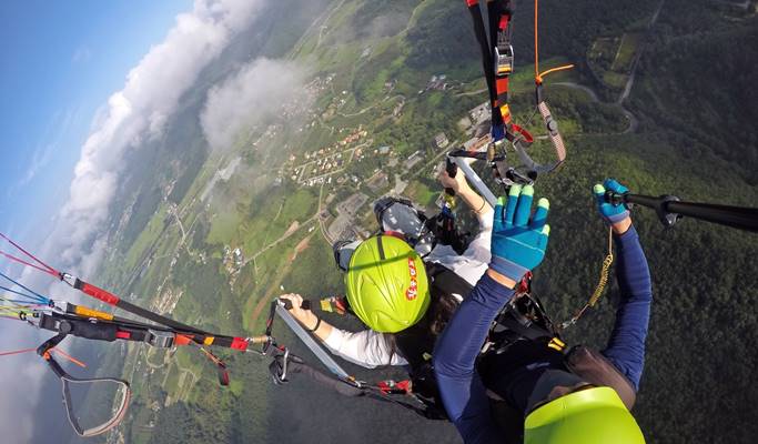 Mungyeong Exciting Activities (Rail bike, clay shooting, and optional paragliding) 1 Day Private Tour