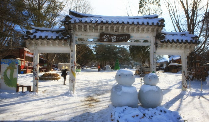 Strawberry Picking + Eobi Ice Valley (+ Nami Island/ Snow Sledding/ Garden of Morning Calm/ Rail Bike/ Petite France) 1 Day Tour