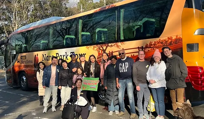 Nara Park Tour - English Guided Sightseeing Bus