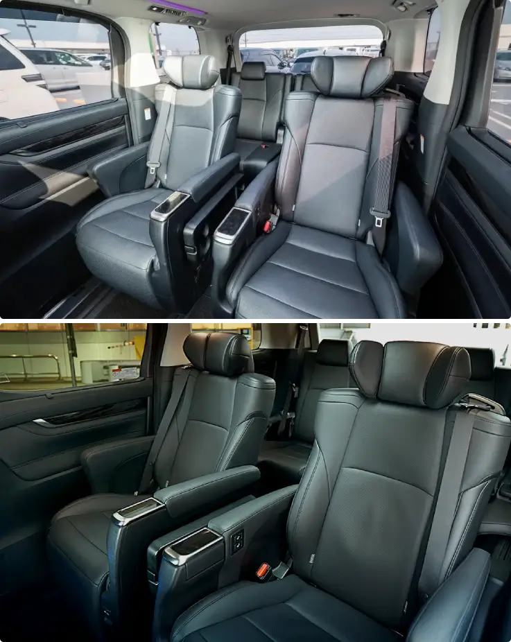 Private van transfer service from Narita or Haneda Airport to Tokyo.