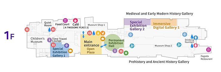 1st floor guide of National Museum of Korea