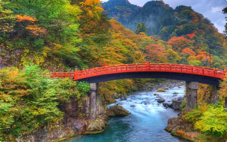 Shinkyo Bridge in Nikko