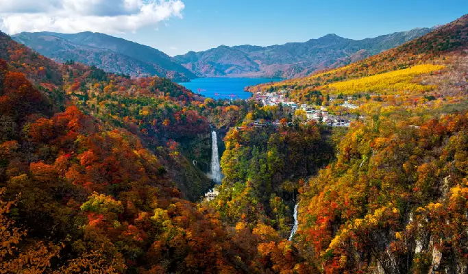 Autumn Special: Nikko Irohazaka Slope & Kegon Waterfall & Watarase Railway 1 Day Tour from Tokyo (Oct 20~Nov 28)