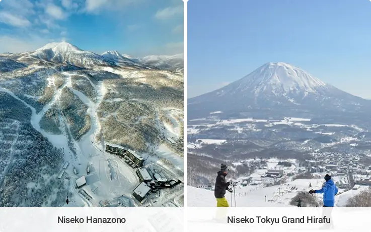 Niseko Hanazono Resort and Niseko Tokyu Grand Hirafu Resort