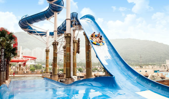 Ocean World Water Park Discount Ticket & Shuttle Bus Package from Seoul