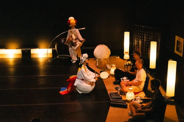 Pertunjukan tradisional Korea di Onggi Concert