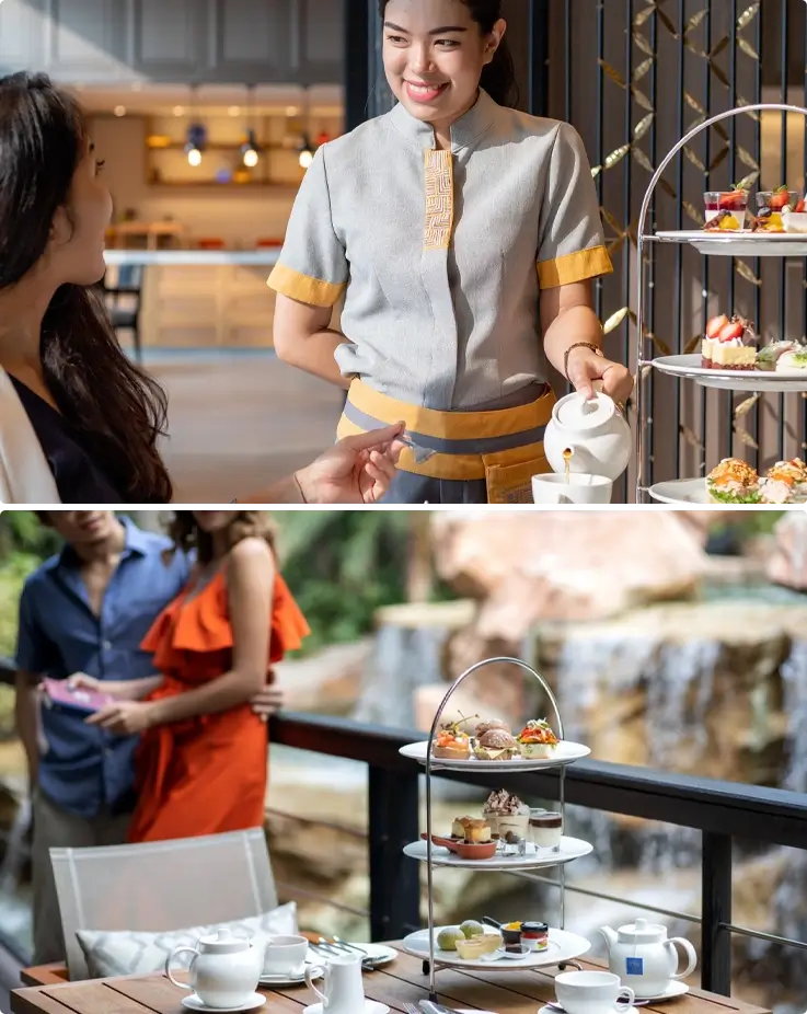 Afternoon tea set at InterContinental Pattaya Resort