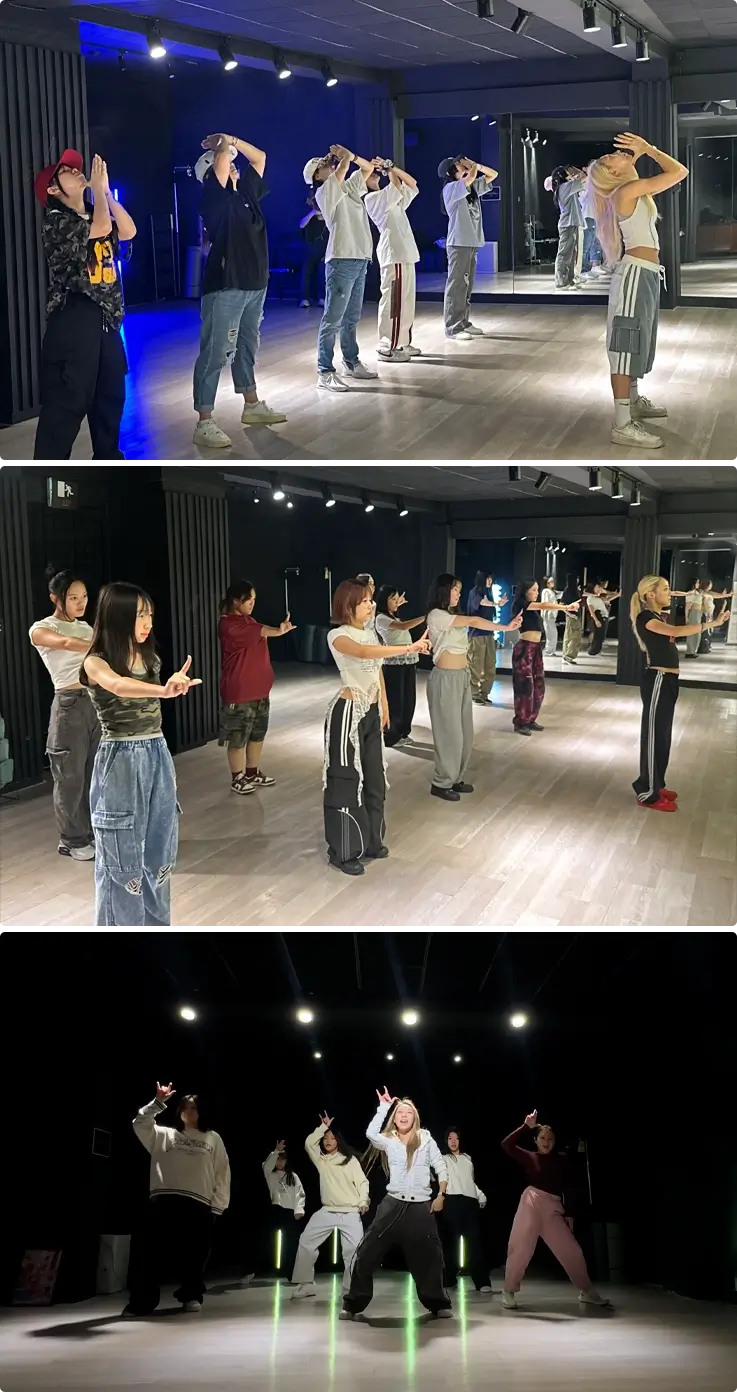 K-pop dance class in Hongdae