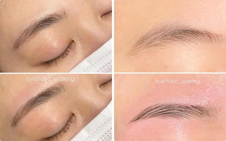 Eyebrow waxing design at Beauty Holic in Busan