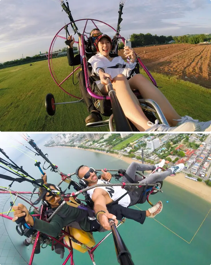 Paramotor experience in Pattaya