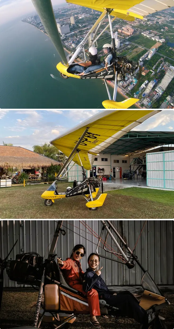 Microlight experience in Pattaya