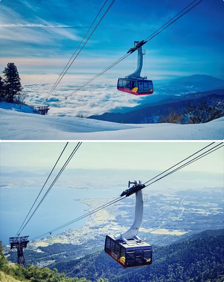 Ropeway at Biwako Valley
