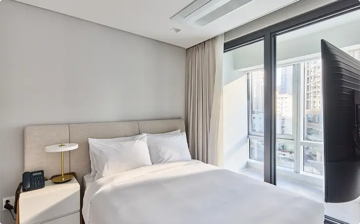 Superior double room of Palatium Haeundae by SONO Felice Hotel in Busan