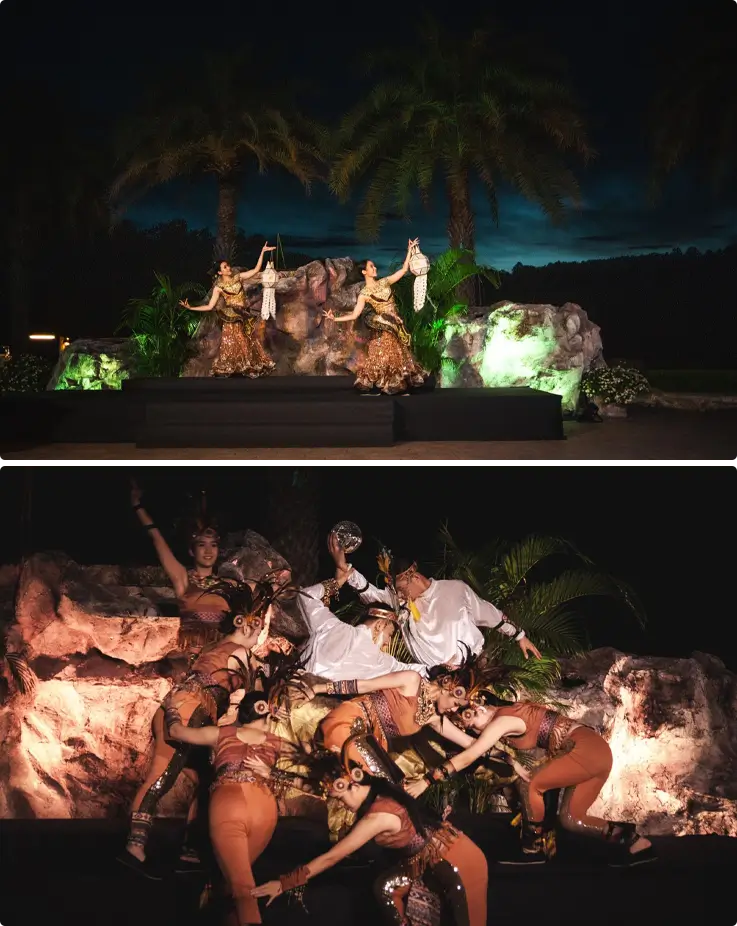 Dancing show at Chiang Mai Night Safari