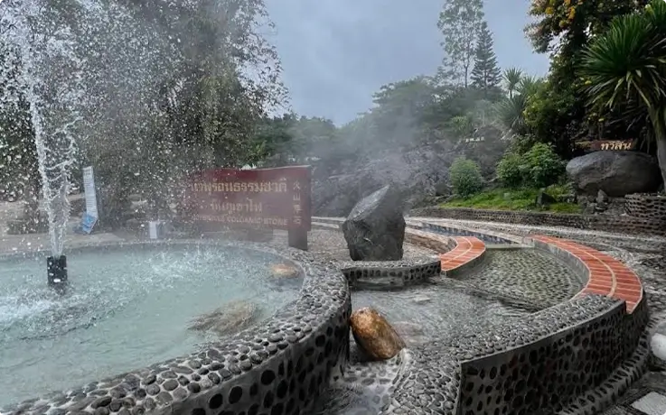 Hot spring in Chiang Rai