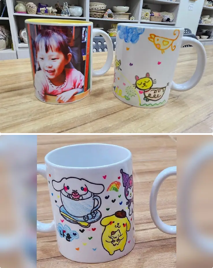 Ceramic mug transfer printing in Busan