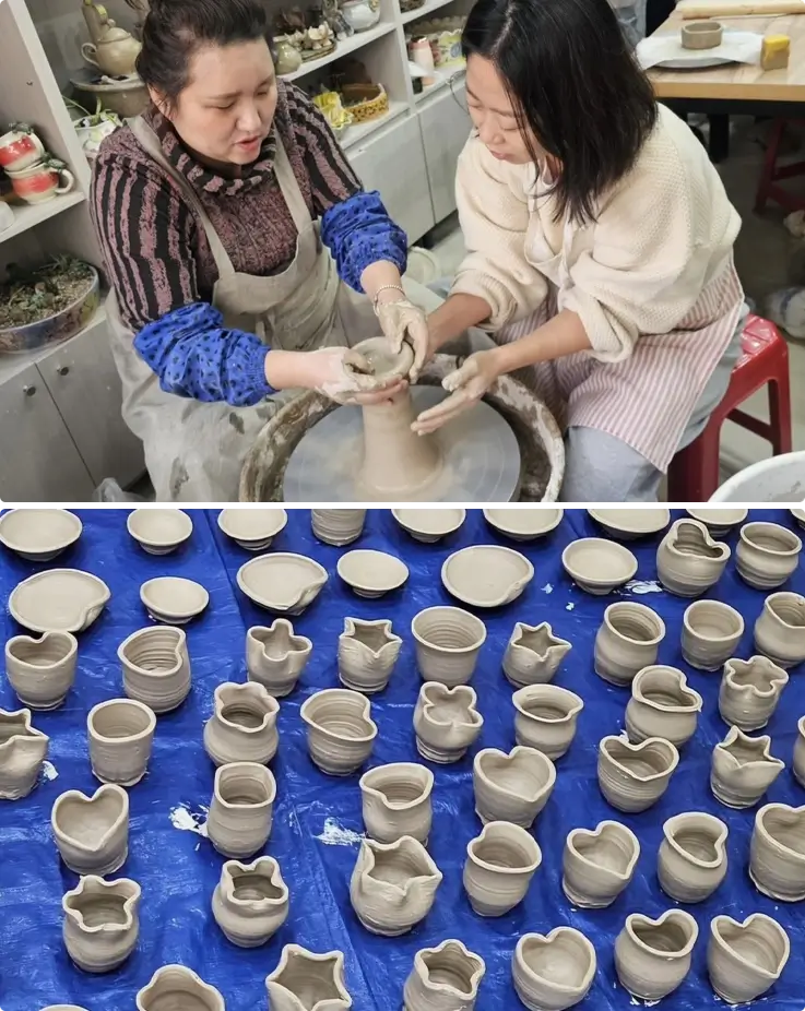 Pottery wheel experience in Busan