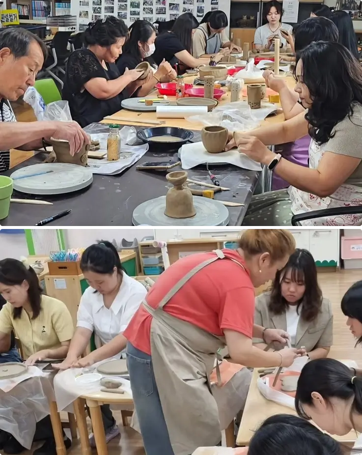 Handbuilding pottery experience in Busan