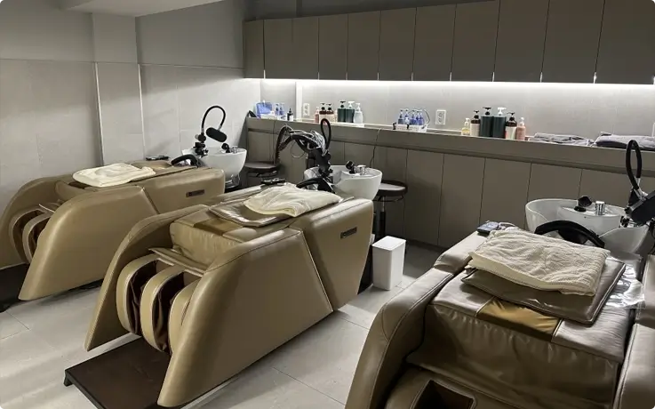 Facilities at Eco Jardin Hair Salon in Myeongdong