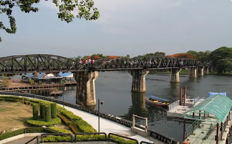 River Kwai Bridge in Kanchanaburi
