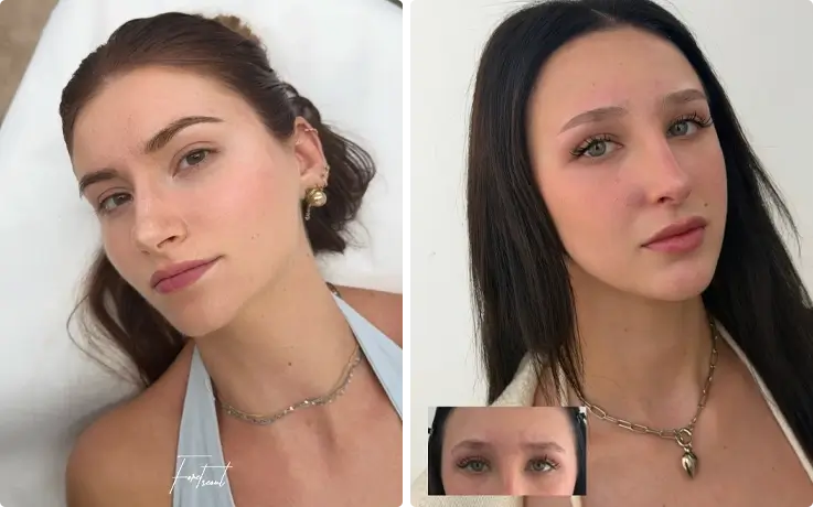 Visitors after the Natural Brows procedure