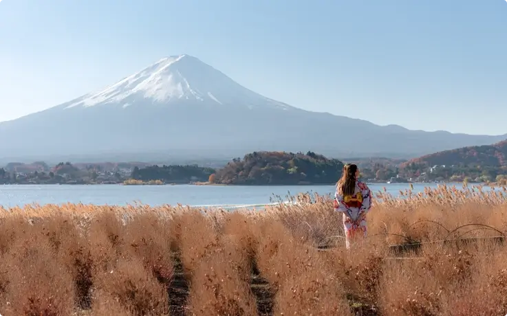 Mt. Fuji view form Oishi Park