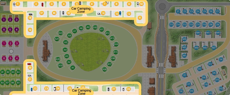 Map of Imjingak Peace Park campsite